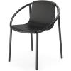 Umbra Ringo Comfortable Seating Indoors and Outdoors, Weather-Resistant, Sierra(Black)