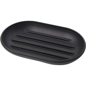Umbra Touch Soap Dish Container for Bathroom, Black(Black)