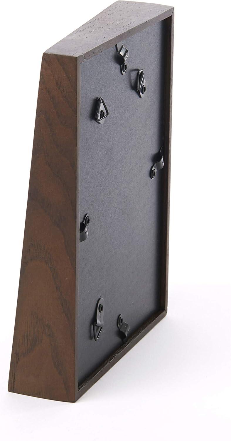 image:imageUmbra 10139111125 Edge Resin MultiOpening Picture Frame and Photo Display for Table Top or Wall 4x6Inch and 4x4Inch White MarbleAged Walnut