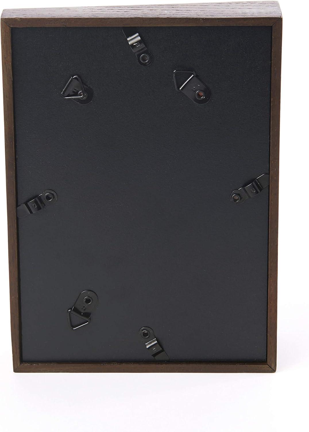 image:imageUmbra 10139111125 Edge Resin MultiOpening Picture Frame and Photo Display for Table Top or Wall 4x6Inch and 4x4Inch White MarbleAged Walnut