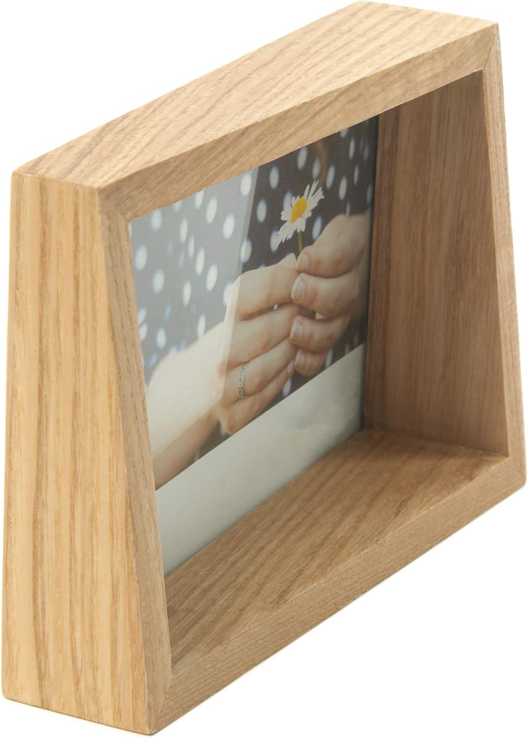 image:imageUmbra 10139111125 Edge Resin MultiOpening Picture Frame and Photo Display for Table Top or Wall 4x6Inch and 4x4Inch White MarbleNatural