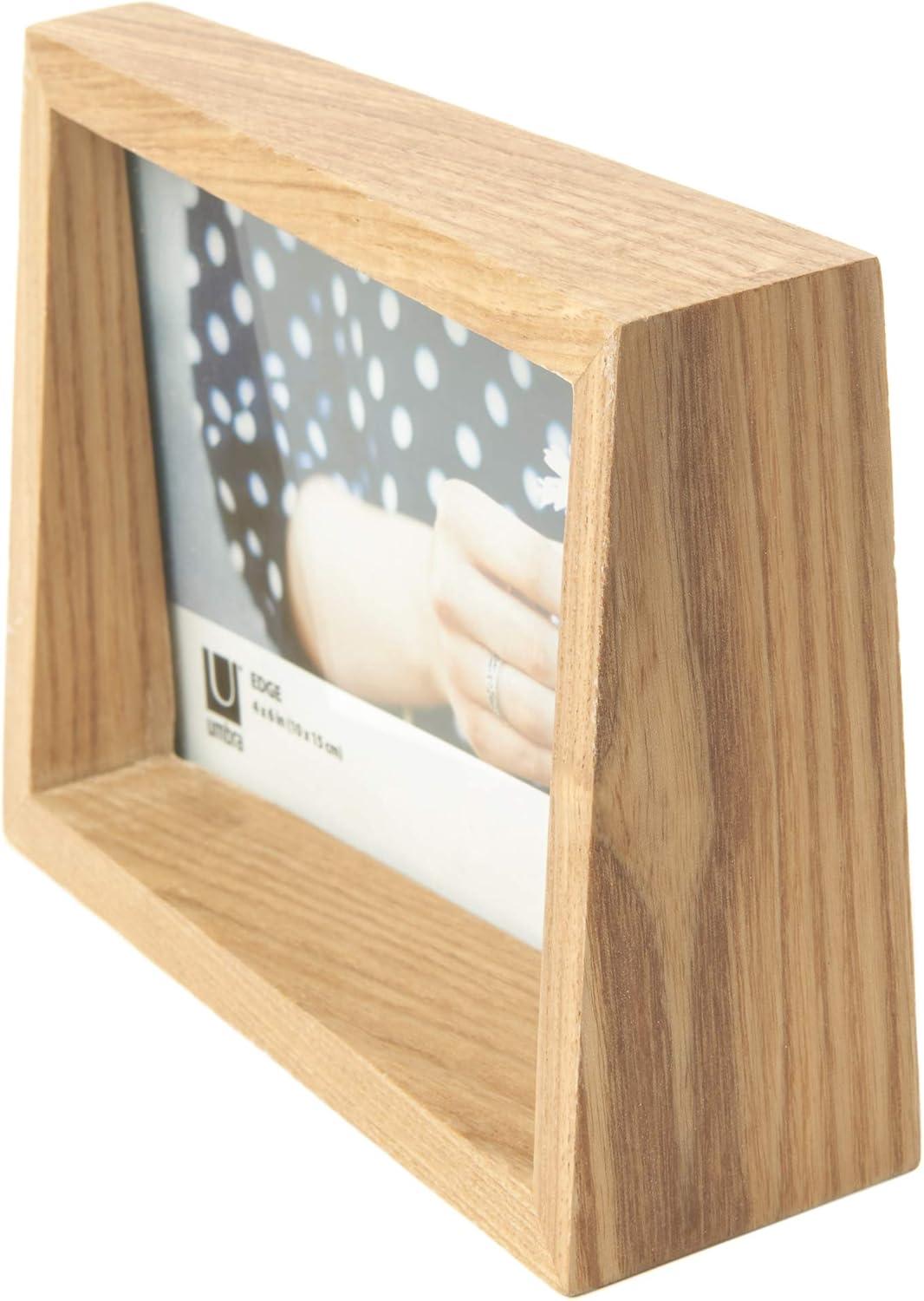 image:imageUmbra 10139111125 Edge Resin MultiOpening Picture Frame and Photo Display for Table Top or Wall 4x6Inch and 4x4Inch White MarbleNatural