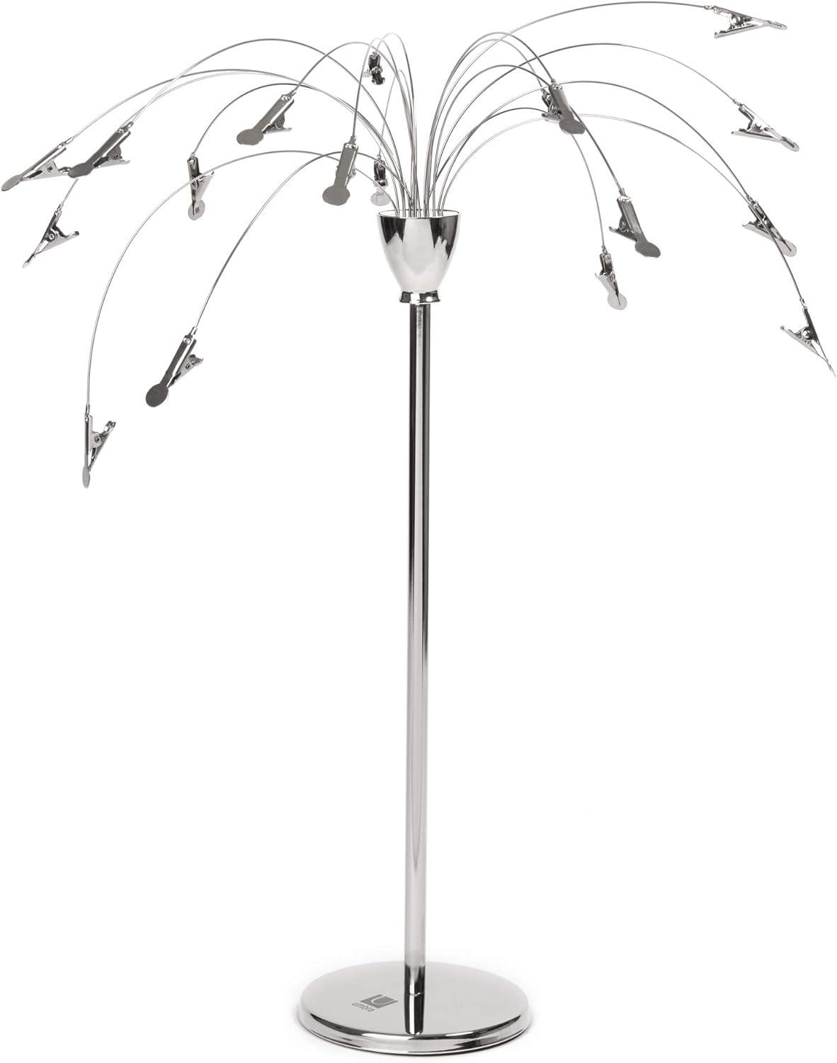 image:imageUmbra Fotofalls Desktop Photo Holder and Picture Stand with Plated Wire and Metal Clips NickelMedium