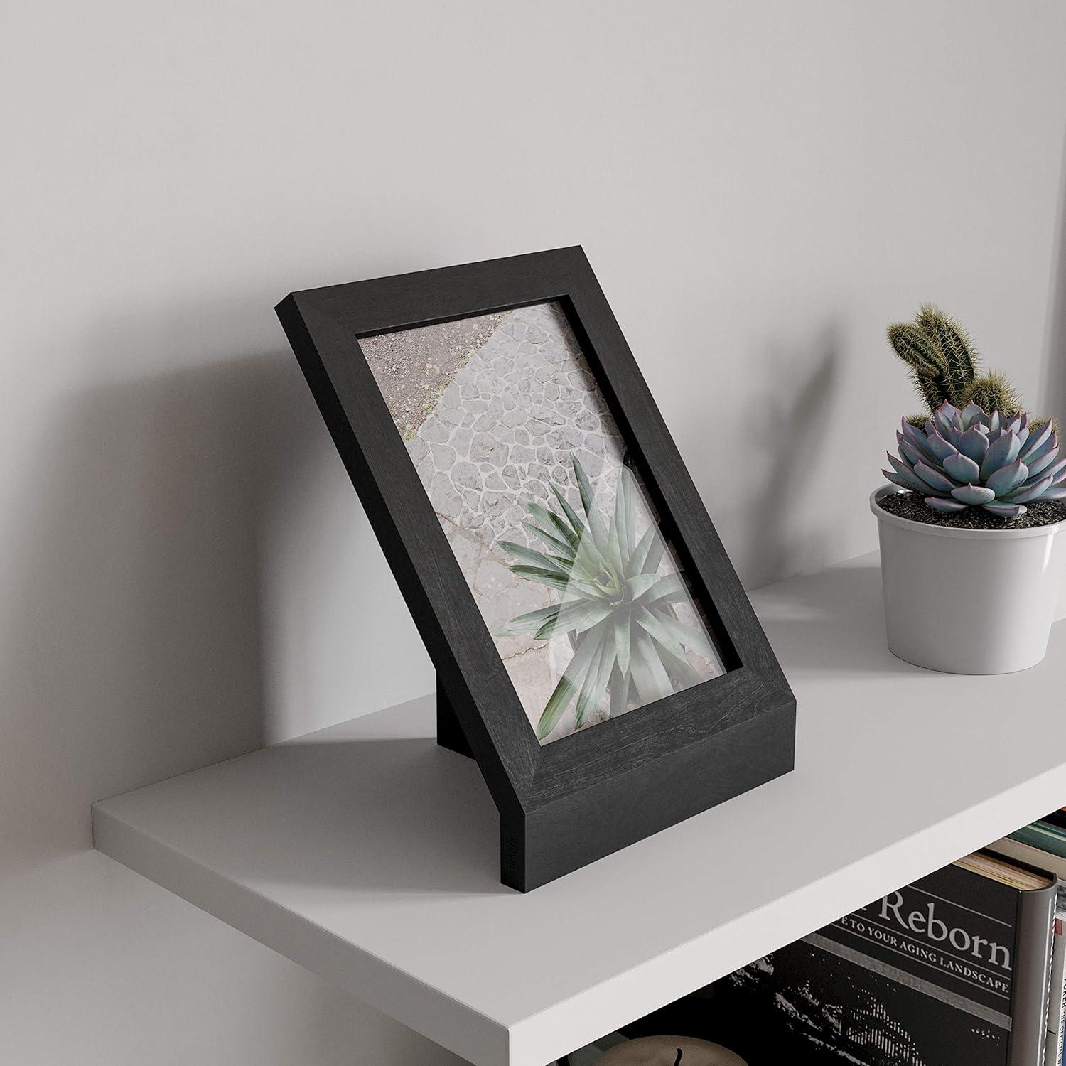 image:imageUmbra Podium Layered Angular Picture Frame for Desktop and Wall 4x61016x1524cm BlackBlack