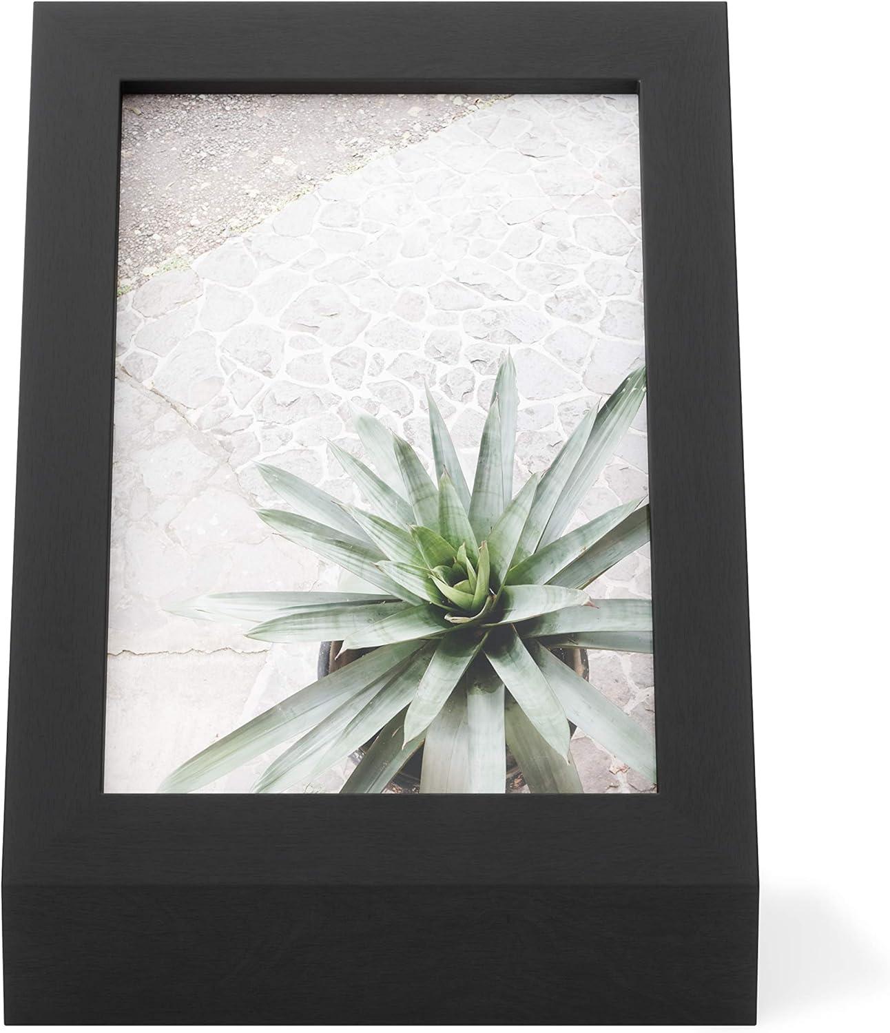 image:imageUmbra Podium Layered Angular Picture Frame for Desktop and Wall 4x61016x1524cm BlackBlack