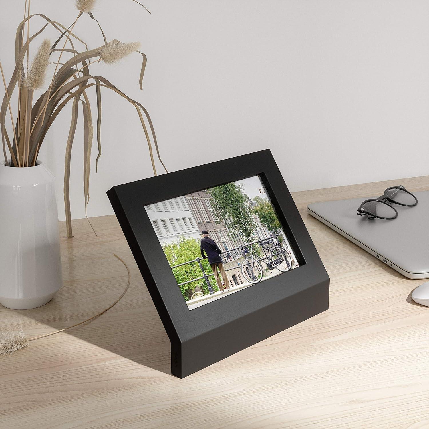 image:imageUmbra Podium Layered Angular Picture Frame for Desktop and Wall 4x61016x1524cm BlackBlack