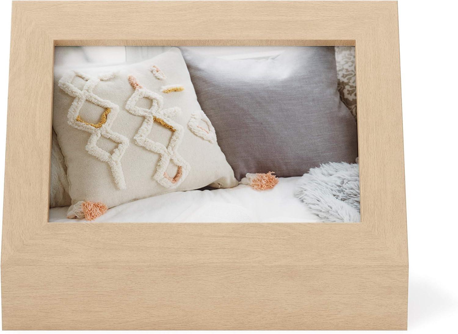 image:imageUmbra Podium Layered Angular Picture Frame for Desktop and Wall 4x61016x1524cm BlackNatural