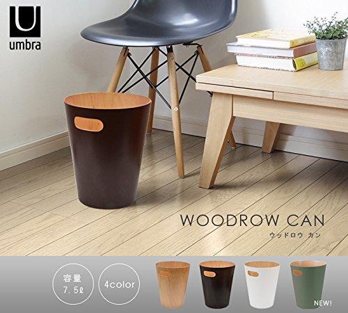 image:imageUmbra Trash Can Wood Lo Can Natural 25 gal 75 L Natural Wood Round Type No Lid Dust Boxnatural