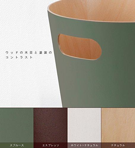 image:imageUmbra Trash Can Wood Lo Can Natural 25 gal 75 L Natural Wood Round Type No Lid Dust Boxnatural
