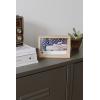 Umbra – 1013911-1125 Edge Resin Multi-Opening Picture Frame and Photo Display for Table Top or Wall, 4×6-Inch and 4×4-Inch, White Marble(Natural)