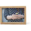 Umbra – 1013911-1125 Edge Resin Multi-Opening Picture Frame and Photo Display for Table Top or Wall, 4×6-Inch and 4×4-Inch, White Marble(Natural)