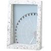 Umbra – 1013911-1125 Edge Resin Multi-Opening Picture Frame and Photo Display for Table Top or Wall, 4×6-Inch and 4×4-Inch, White Marble(Terrazzo)