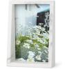 Umbra – 1013911-1125 Edge Resin Multi-Opening Picture Frame and Photo Display for Table Top or Wall, 4×6-Inch and 4×4-Inch, White Marble(White Marble)