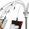 Umbra Fotofalls – Desktop Photo Holder and Picture Stand with Plated Wire and Metal Clips, Nickel(Medium)