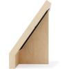Umbra Podium Layered Angular Picture Frame for Desktop and Wall, 4″x6″(10.16×15.24cm), Black(Natural)