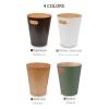 Umbra Trash Can Wood Lo Can, Natural, 2.5 gal (7.5 L), Natural Wood, Round Type, No Lid, Dust Box(natural)
