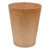 Umbra Trash Can Wood Lo Can, Natural, 2.5 gal (7.5 L), Natural Wood, Round Type, No Lid, Dust Box(natural)