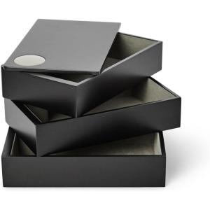 Umbra Jewelry Box, Black, Spindle Box, Accessory Storage, Small Accessory Case