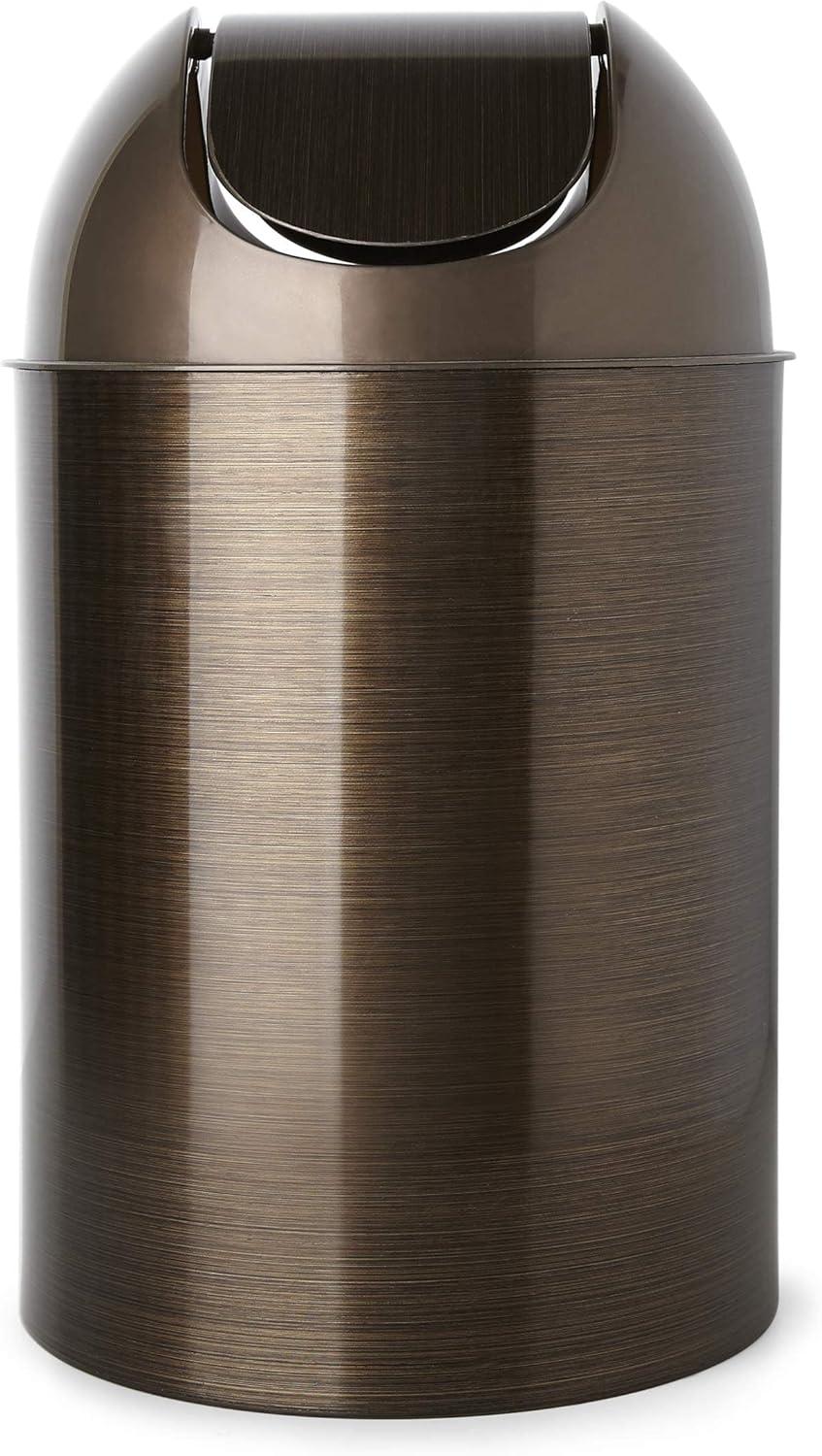 image:imageUmbra Mezzo SwingTop Waste Can 25Gallon 10 L BronzeBronze