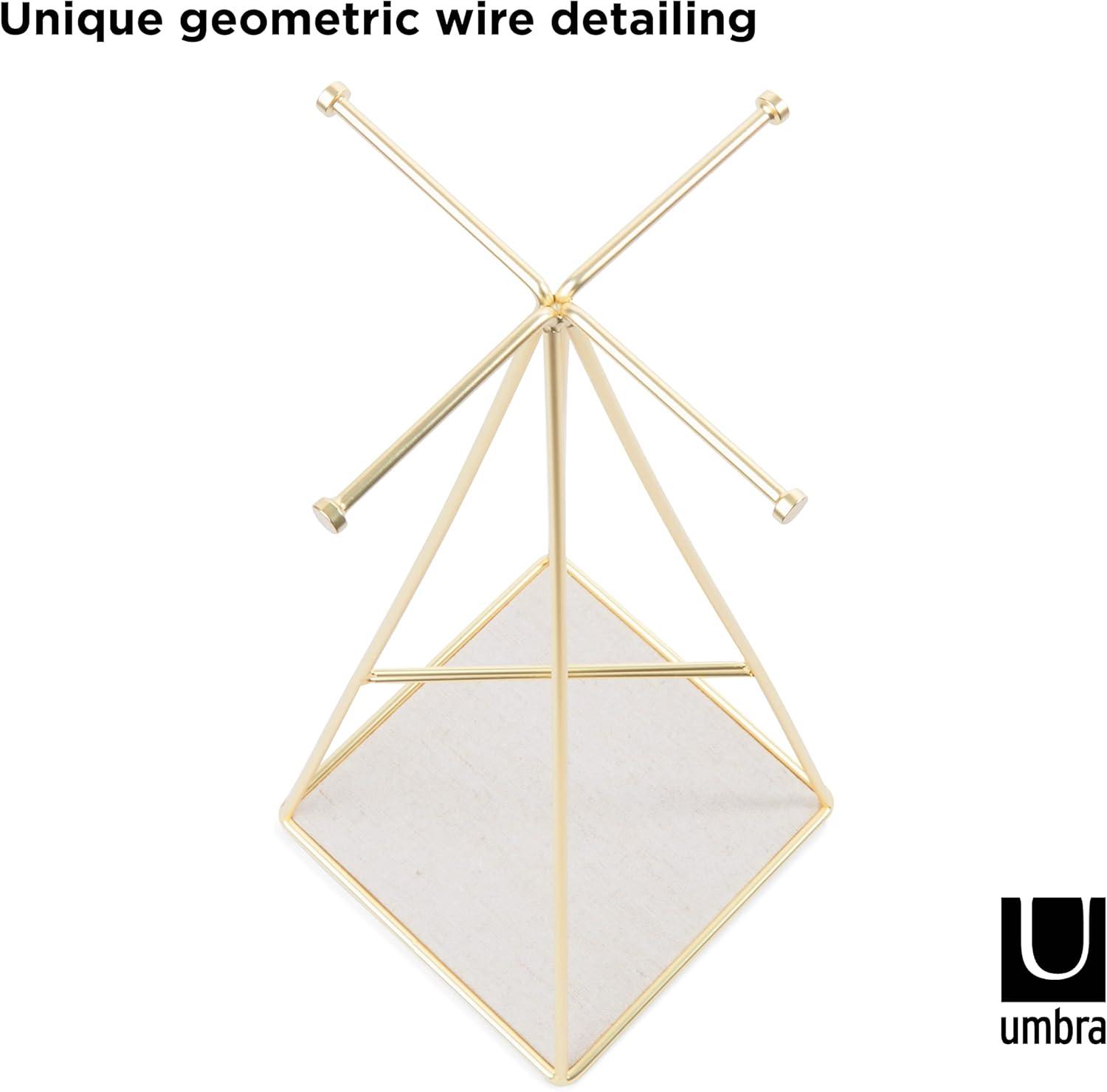 image:imageUmbra Prisma Jewelry Stand and Necklace Holder Matte BrassBrass