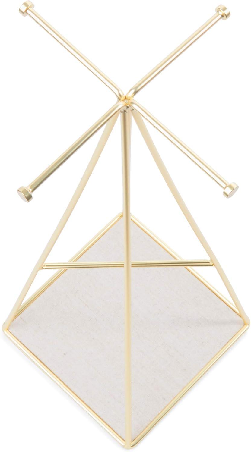 image:imageUmbra Prisma Jewelry Stand and Necklace Holder Matte BrassBrass