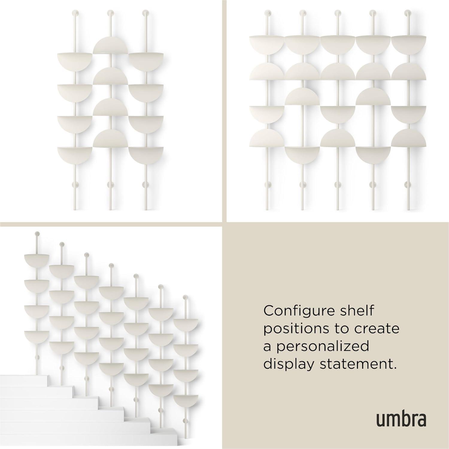 image:imageUmbra Solis Metal Display Shelf with 4 Adjustable Shelves SandSand