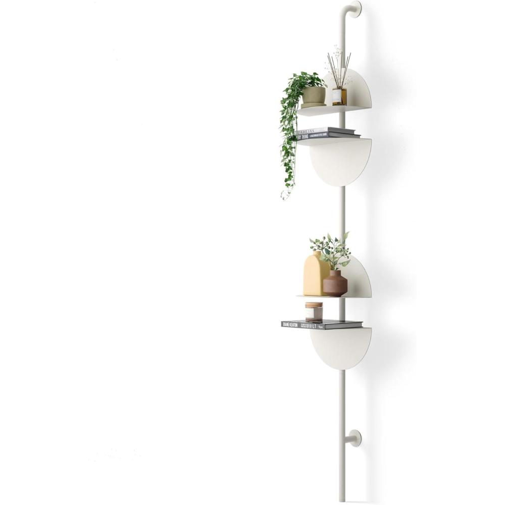 image:imageUmbra Solis Metal Display Shelf with 4 Adjustable Shelves SandSand