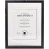 Umbra Document Frame 13×16 inch Modern Picture Frame Designed to Display a Floating 11×14 Document, Diploma, Certificate, Photo or Artwork (Black)