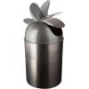 Umbra Mezzo Swing-Top Waste Can, 2.5-Gallon (10 L), Bronze(Brushed Silver)