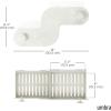 Umbra Nami Shower Caddy Set of 2 – Adhesive Shower Shelf, No Drill Wall Mounted Bathroom Organizer, Rust-Free Plastic Shower Storage Baskets for Shampoo & Toiletries, Ocean Sand(Ocean Sand)