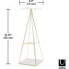 Umbra Prisma Jewelry Stand and Necklace Holder, Matte Brass(Brass)