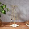 Umbra Prisma Jewelry Stand and Necklace Holder, Matte Brass(Brass)