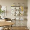 Umbra Solis Metal Display Shelf with 4 Adjustable Shelves, Sand(Sand)