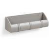 Umbra Cubby Mini Organizer – with Hooks and Compartment, Great for Holding Keys, Phone, Chargers, Mail, and Oher Goods, Compact Storage, White 12-1/2 by 3-1/2 by 3 1/4″(Gray)