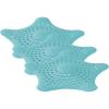 Umbra Starfish Drain Cover/Hair Catcher, Surf Blue (Pack of 3)(Surf Blue)