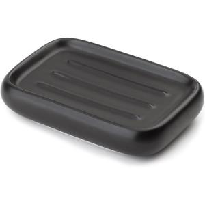 Umbra Kona Ceramic Soap Dish, Black(Black)
