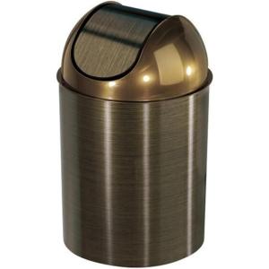 Umbra Mezzo Swing-Top Waste Can, 2.5-Gallon (10 L), Bronze(Bronze)