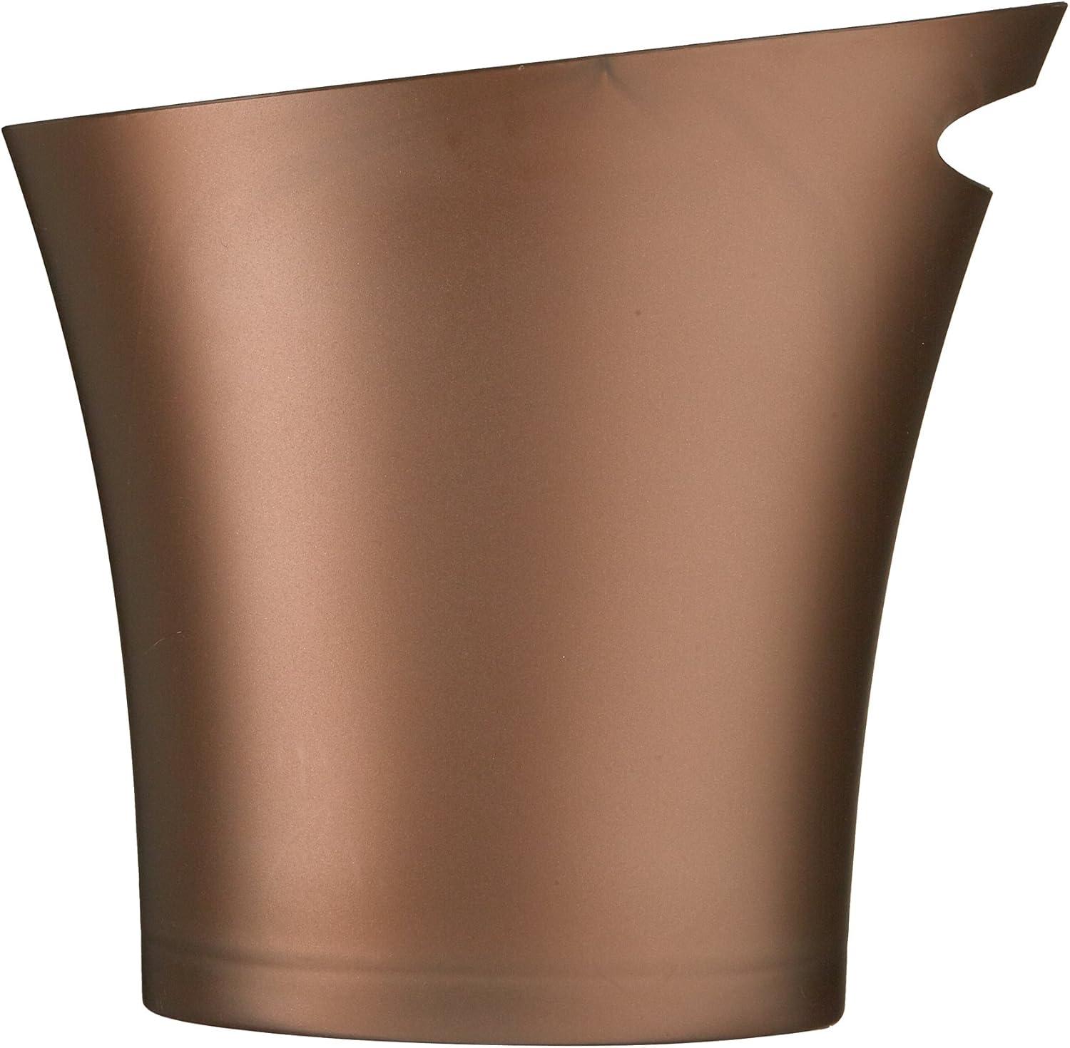 image:imageUmbra Skinny Sleek amp Stylish Bathroom Trash Small Garbage Can Wastebasket for Narrow Spaces at Home or Office 2 Gallon Capacity Bronze 3Pack