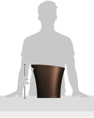 image:imageUmbra Skinny Sleek amp Stylish Bathroom Trash Small Garbage Can Wastebasket for Narrow Spaces at Home or Office 2 Gallon Capacity Bronze 3Pack