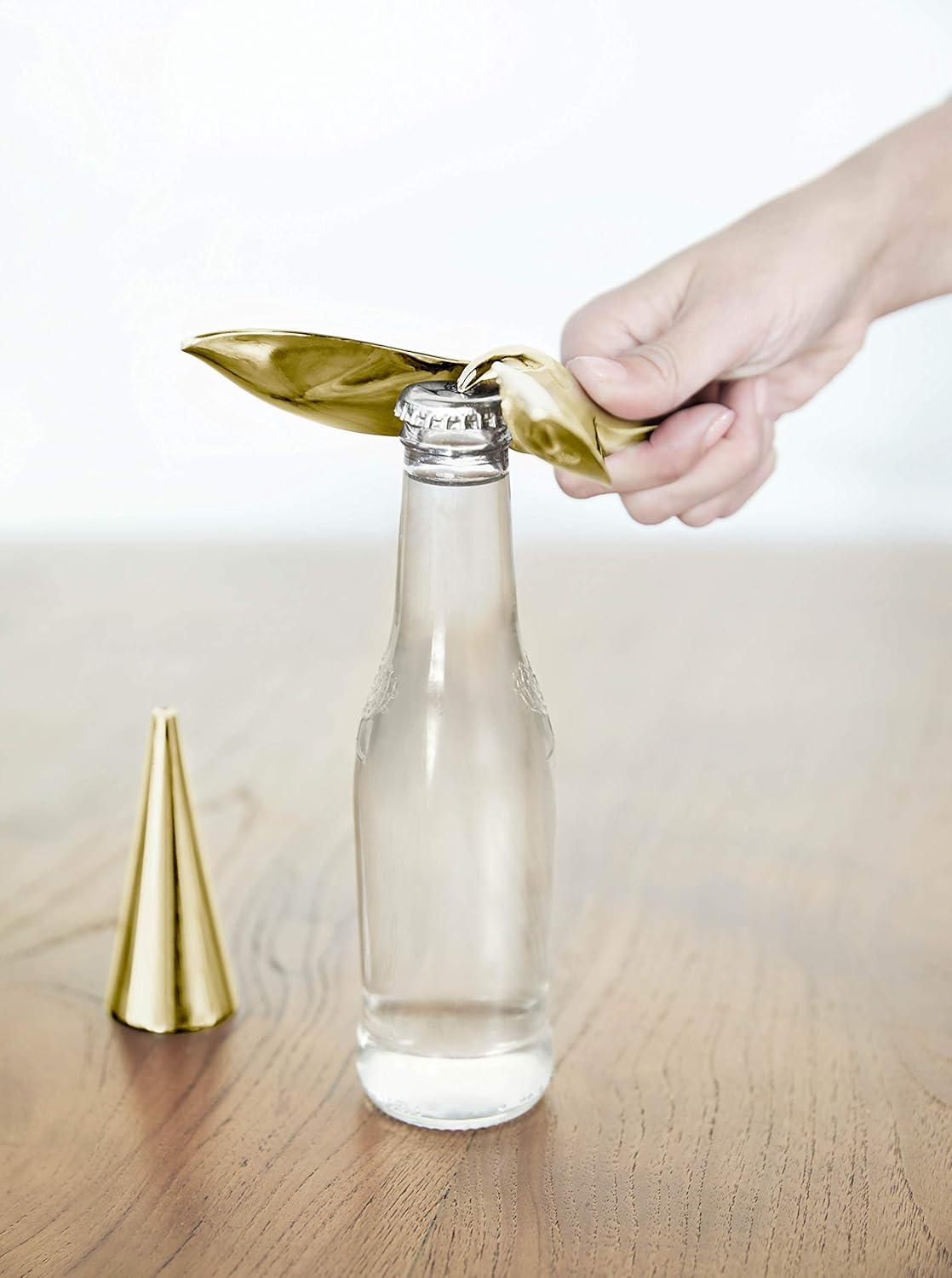 image:imageUmbra Tipsy Bottle Opener Sculptural Bar Accessory Luxury Flying Bird Soda Cider and Beer Opener BrassBrass