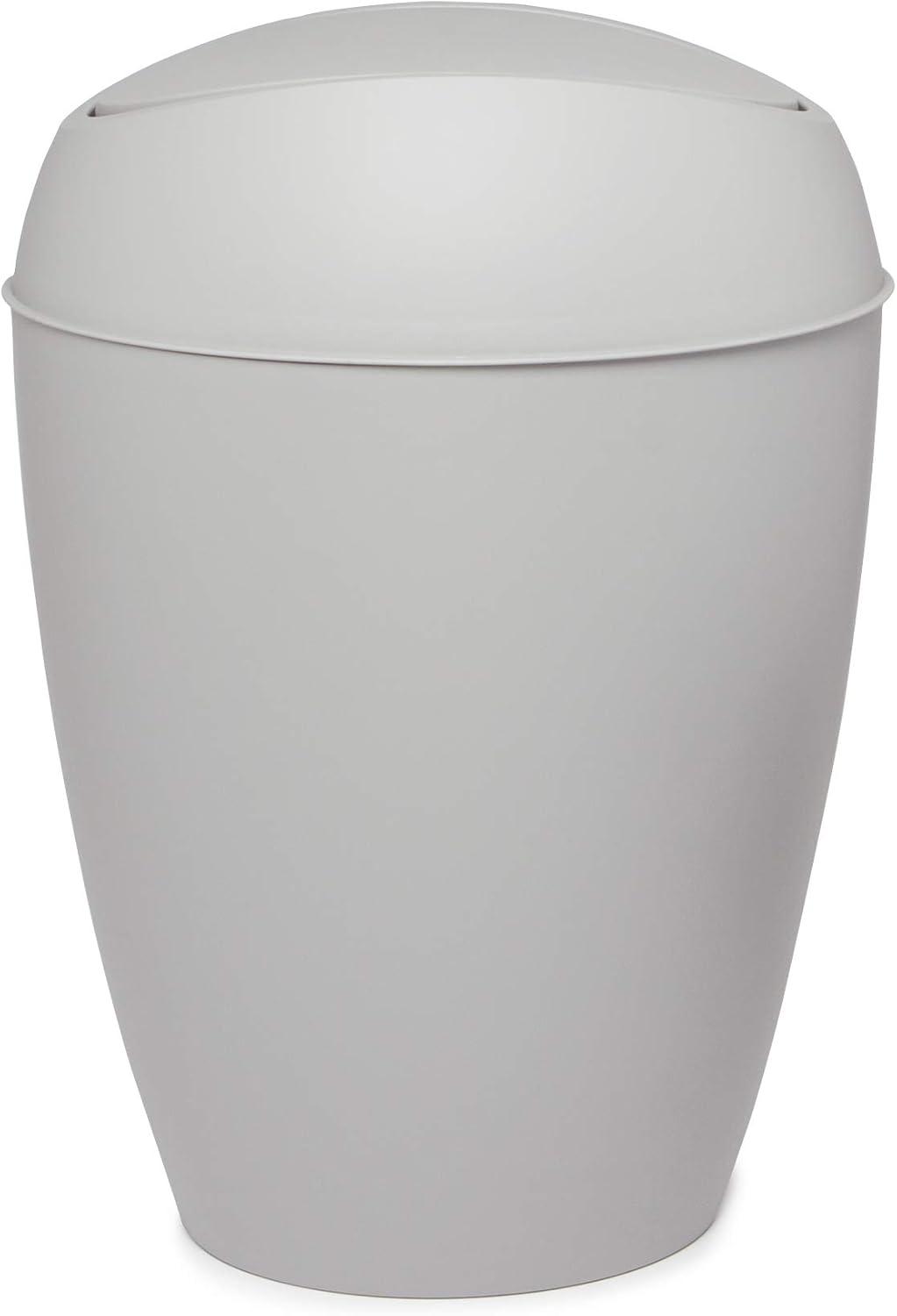 image:imageUmbra Twirla 24 Gallon Trash Can with Swingtop Lid GrayGrey