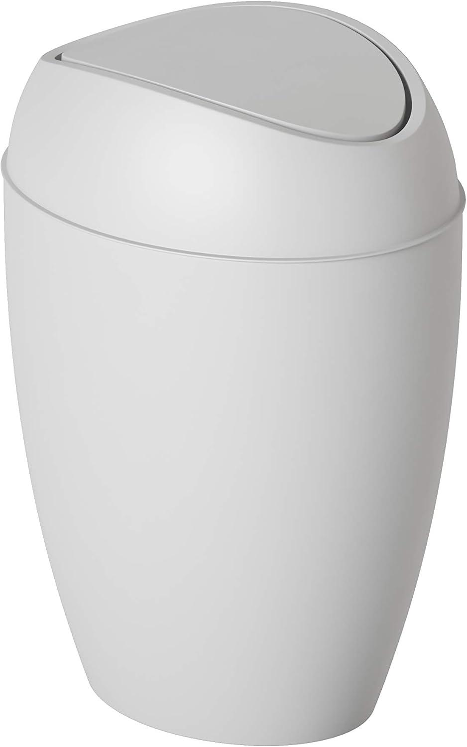 image:imageUmbra Twirla 24 Gallon Trash Can with Swingtop Lid GrayGrey