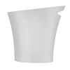 Umbra 2 gal. White Skinny Wastebasket