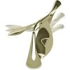 Umbra Tipsy Bottle Opener, Sculptural Bar Accessory, Luxury Flying Bird Soda, Cider, and Beer Opener, Brass(Brass)