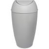 Umbra Twirla, 2.4 Gallon Trash Can with Swing-top Lid, Gray(Grey)