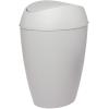 Umbra Twirla, 2.4 Gallon Trash Can with Swing-top Lid, Gray(Grey)