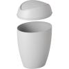 Umbra Twirla, 2.4 Gallon Trash Can with Swing-top Lid, Gray(Grey)