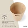 Umbra Woodrow 2-Gallon Modern Wooden Trash Can Wastebasket, Attractive Bin for Garbage or Recycling, Suitable for Home or Office, Slate Blue(Natural)