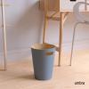 Umbra Woodrow 2-Gallon Modern Wooden Trash Can Wastebasket, Attractive Bin for Garbage or Recycling, Suitable for Home or Office, Slate Blue(Slate Blue)