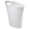 Umbra 2 gal. White Skinny Wastebasket